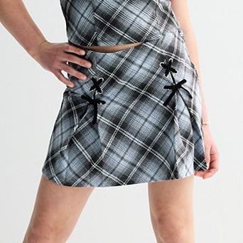 Girls 7-16 Limited Too Lace Up Pleated Skirt