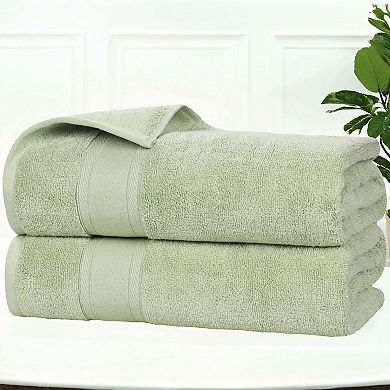 SUPERIOR Belmont Zero Twist Cotton Medium Weight Absorbent Bath Towel Set