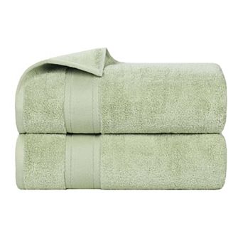 SUPERIOR Belmont Zero Twist Cotton Medium Weight Absorbent Bath Towel Set