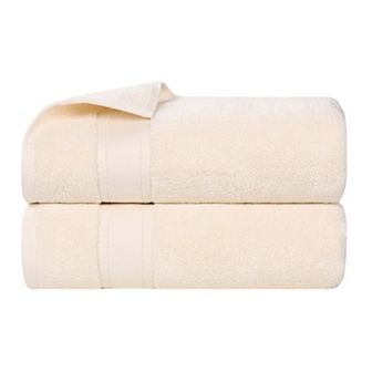 SUPERIOR Belmont Zero Twist Cotton Medium Weight Absorbent Bath Towel Set
