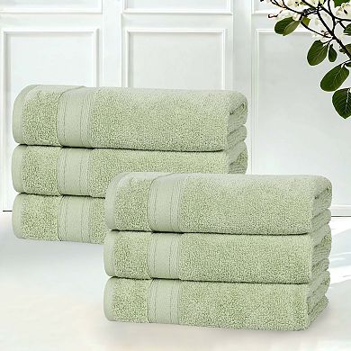SUPERIOR Belmont Zero Twist Cotton Medium Weight Absorbent Hand Towel Set