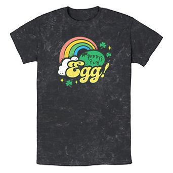 Men's It's Always Sunny In Philadelphia Paddy's Pub Egg Mineral Wash Graphic Tee