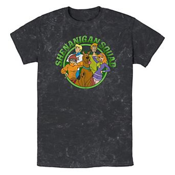 Men's Scooby-Doo Shenanigan Squad Mineral Wash Graphic Tee