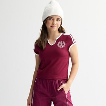 Girls 7-16 Limited Too Notch Neck Jersey Graphic Tee