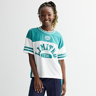 Girls 7-16 Limited Too Jersey Graphic Tee