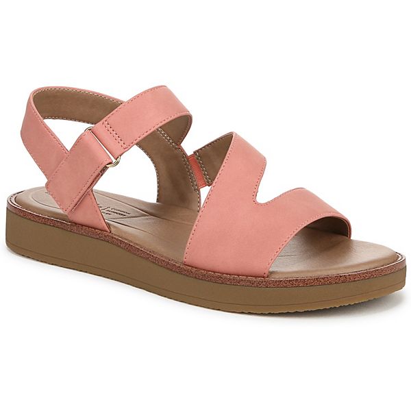 LifeStride Waverly Women's Platform Sandals - Coral Pink (7 WIDE)