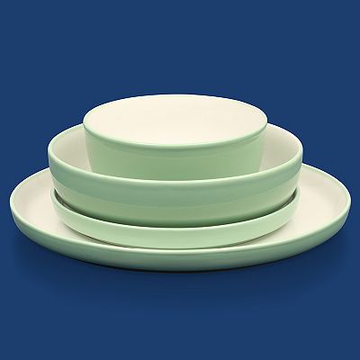 Sur La Table Kitchen Essentials Two-Tone Porcelain Dinnerware 16