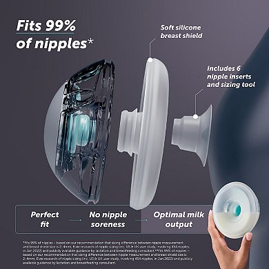 Elvie Stride 2 Hospital-Grade Breast Pump with Suction Control