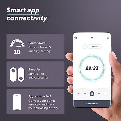 Elvie Stride 2 Hospital-Grade Breast Pump with Suction Control