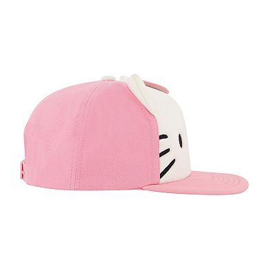 Women's Sanrio Hello Kitty 3D Ears & Bow Baseball Hat