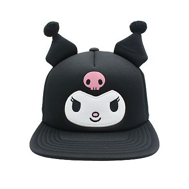 Women's Kuromi 3D Ears Foam Front Baseball Hat
