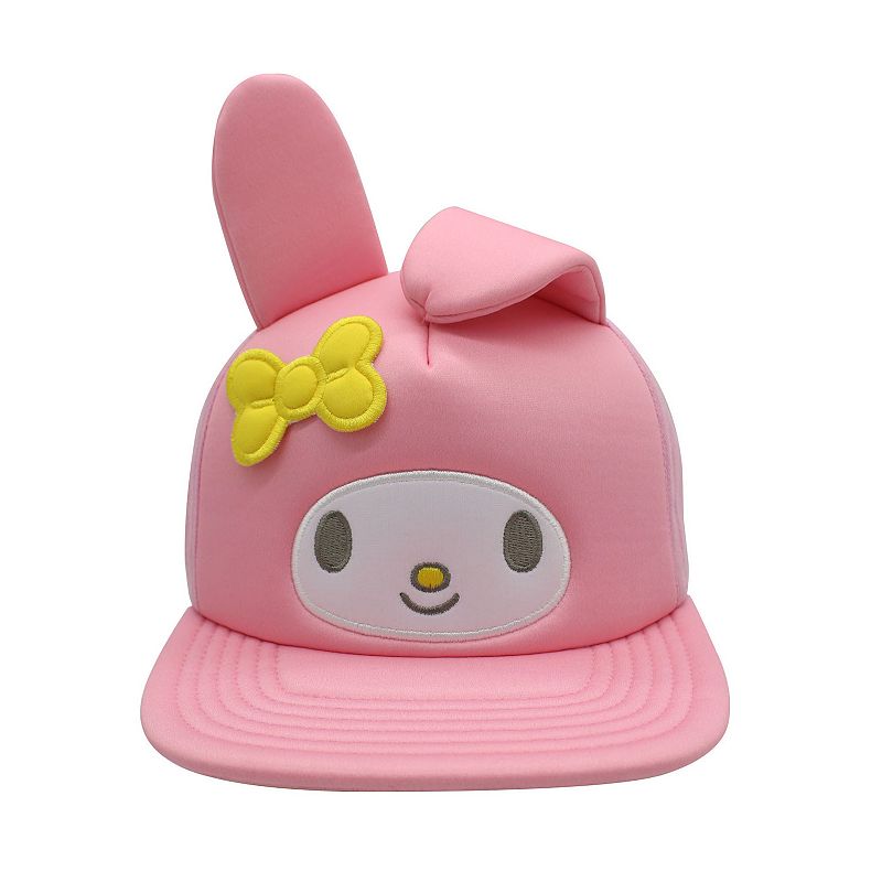 Licensed Character Women's My Melody 3D Ears Foam Baseball Hat, Pink
