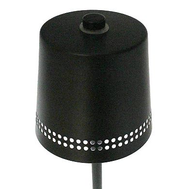 Black Cordless Rechargeable LED Touch Lamp