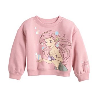 Baby & Toddler Girl Jumping Beans® Disney's The Little Mermaid Ariel Embellished Crew Sweatshirt