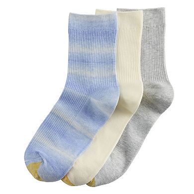 Women's GOLDTOE® 3-pk. Gradient Midi Socks Set