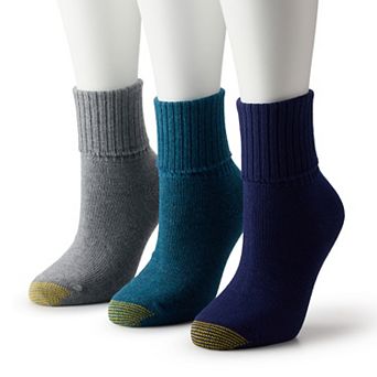 Women's GOLDTOE® Midweight 3 pk Turn-Cuff Socks Set