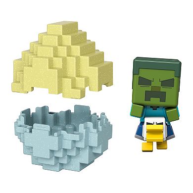 Minecraft Mini Mode Spawn Egg Zombie Chicken Jockey Mini Figure Inspired the Movie
