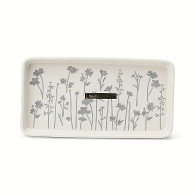 MAISON DE BASE Ceramic Floral Print Tray