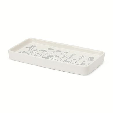MAISON DE BASE Ceramic Floral Print Tray