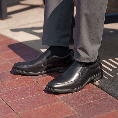 Nunn Bush Jarvis Men's Moc Toe Slip-On Dress Shoes