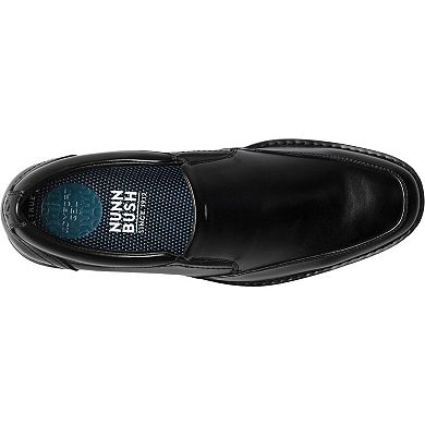 Nunn Bush Jarvis Men's Moc Toe Slip-On Dress Shoes