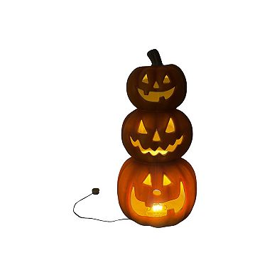 Crosslight LED Stacked Pumpkins Outdoor Decor