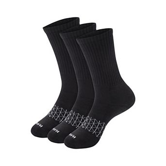 Men's Hanes® 3-Pack Ultimate Absolute Comfort Moisture-Wicking Crew Socks