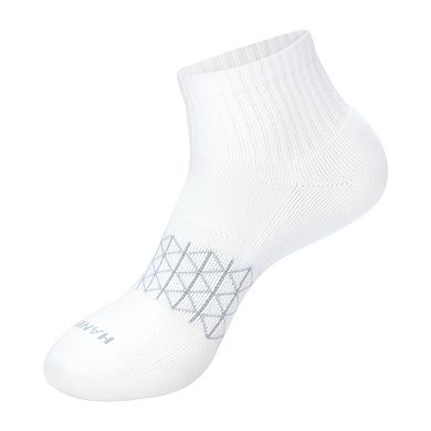 Men's Hanes 3-Pack Moisture-Wicking Ankle Socks
