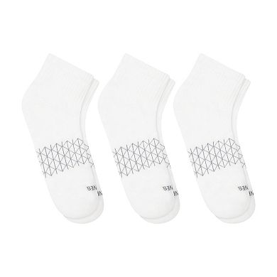 Men's Hanes 3-Pack Moisture-Wicking Ankle Socks