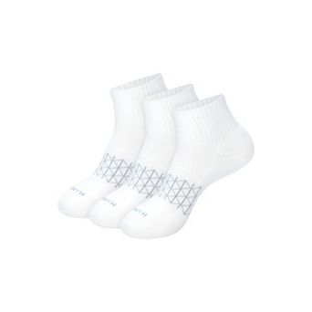 Men's Hanes® 3-Pack Ultimate Absolute Comfort Moisture-Wicking Ankle Socks