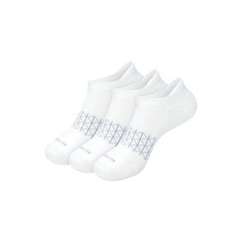 Men's Hanes® 3 Pairs Ultimate Absolute Comfort No Show Socks with Heel Shield