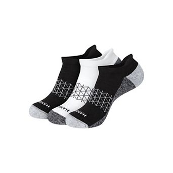 Men's Hanes Ultimate® 3-Pack Absolute Comfort No Show Socks with Heel Shield
