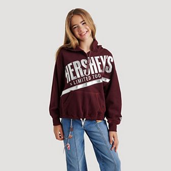 Girls 7-18 HERSHEY x Limited Too Graphic Half Zip Pullover
