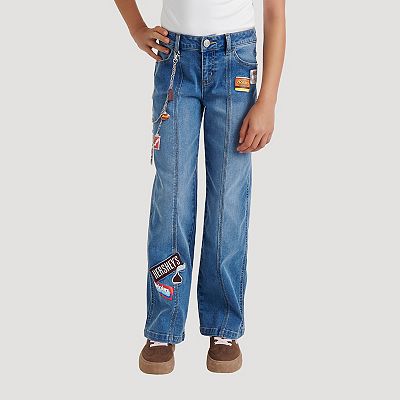 Girls 7-16 HERSHEY x Limited Too Multi Candy Wide Leg Jeans