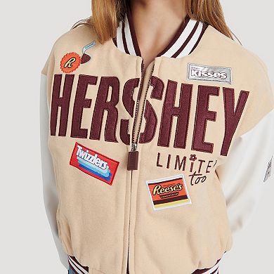 Girls 7-16 HERSHEY X Limited Too Patch Bomber Jacket