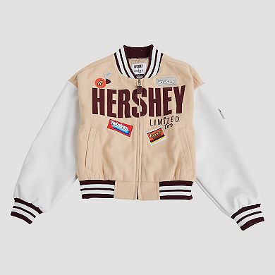 Girls 7-16 HERSHEY X Limited Too Patch Bomber Jacket