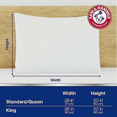 Arm & Hammer 2-Pack Eco Performance Zippered Pillow Protectors