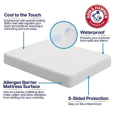 Arm & Hammer Cooling Comfort Fitted Mattress Protector