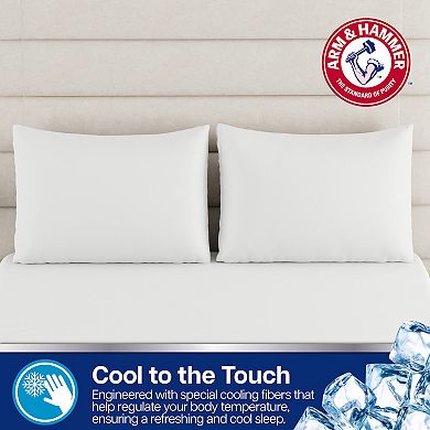 Arm & Hammer 2-Pack Cooling Comfort Zippered Pillow Protectors