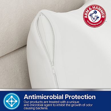 Arm & Hammer 2-Pack Cooling Comfort Zippered Pillow Protectors