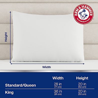 Arm & Hammer 2-Pack Cooling Comfort Zippered Pillow Protectors