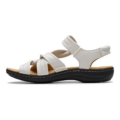 Clarks® Laurieann Bell Women's Leather Slide Sandals
