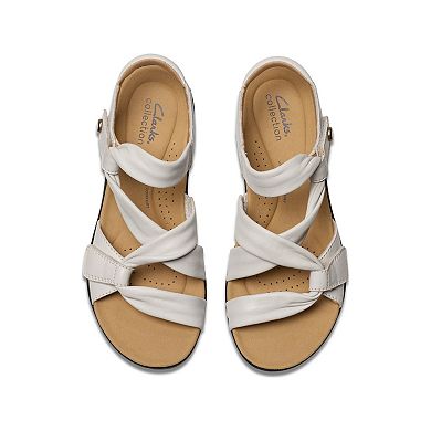 Clarks® Laurieann Bell Women's Leather Slide Sandals