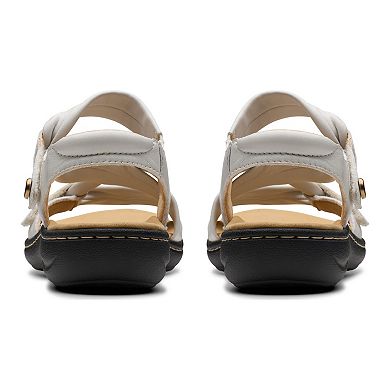 Clarks® Laurieann Bell Women's Leather Slide Sandals