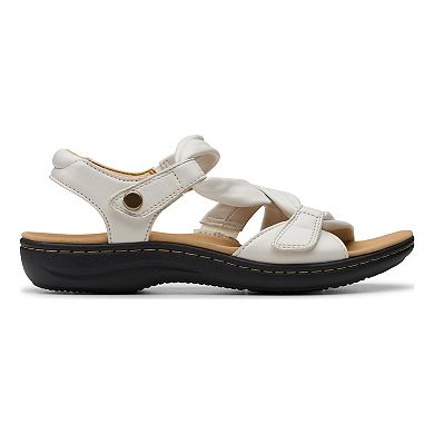 Clarks® Laurieann Bell Women's Leather Slide Sandals