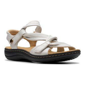 Clarks® Laurieann Bell Women's Leather Slide Sandals