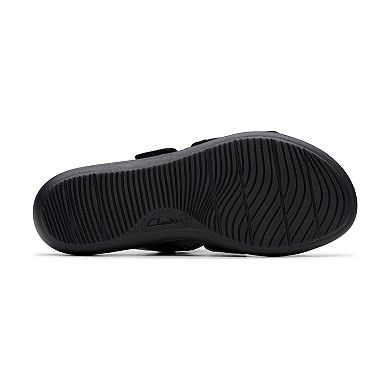 Clarks® Laurieann Hope Women's Leather Slide Sandals