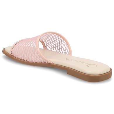 Journee Collection Breckley Women's Slip On Flat Sandals