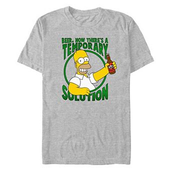 Men's The Simpsons Temporary Solution Graphic Tee