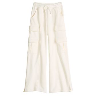 Girls 6-20 SO® Cargo Wide Leg Sweatpants